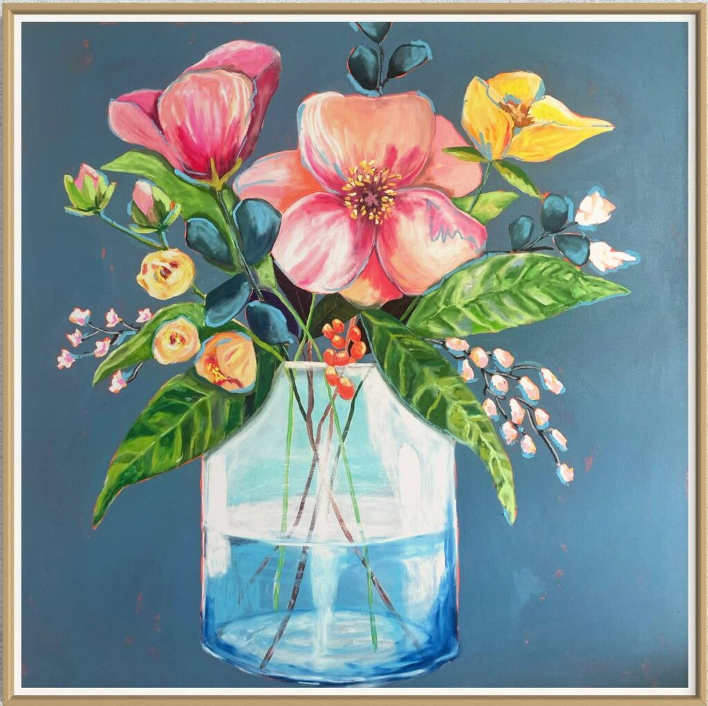 Vase of Resilience, Painting by Kajsa Li